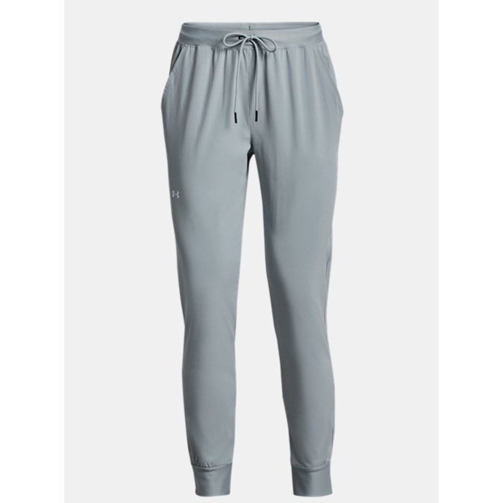 Under Armour UA Sport Woven Loose HeatGear Light Blue Jogger Pants Women's Large